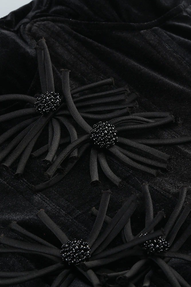 Halter Rose Floral Corset Dress