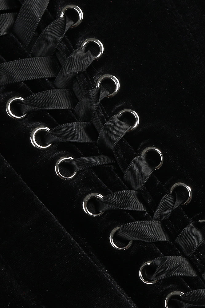 Halter Rose Floral Corset Dress