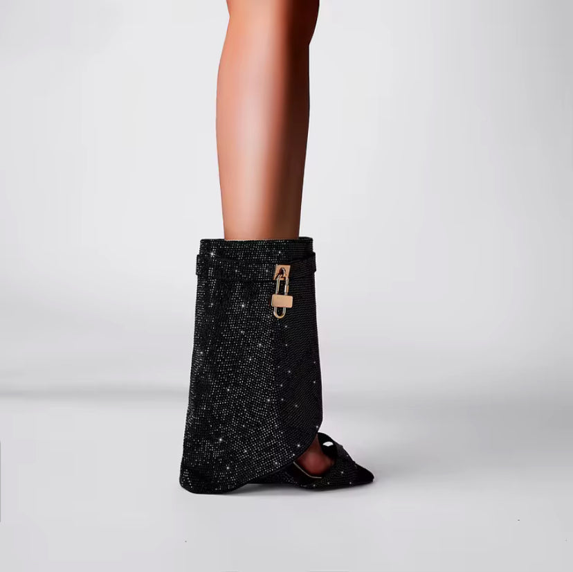 Glitter Wedge Sandals – Sparkly Platform Sandals for Women