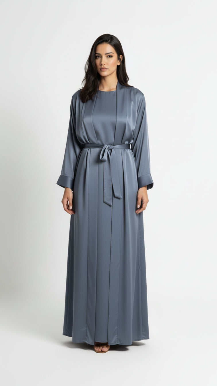 Eve Abaya à Double Voilage