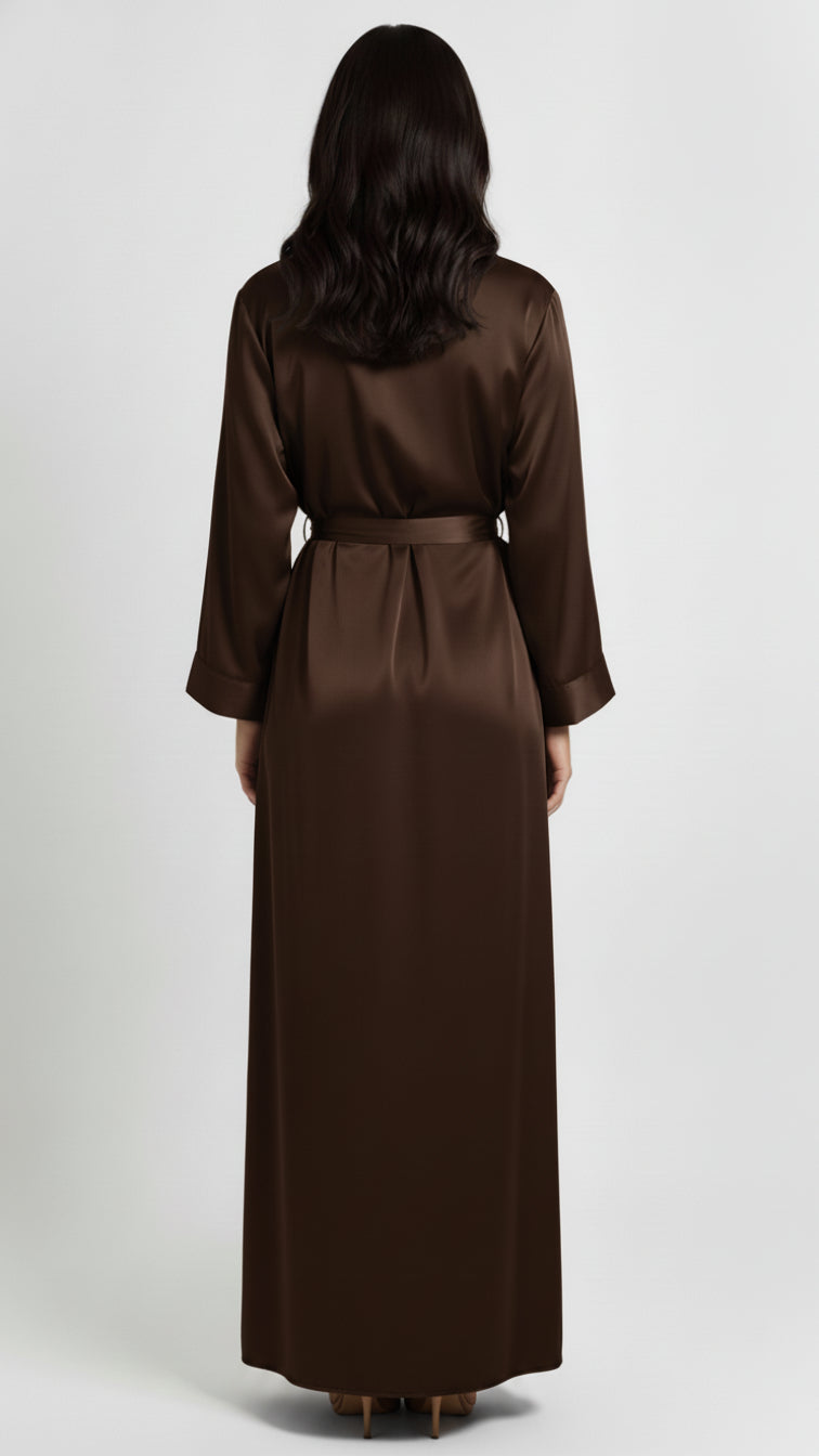 Eve Abaya à Double Voilage