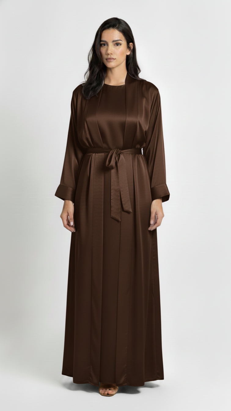 Eve Abaya à Double Voilage