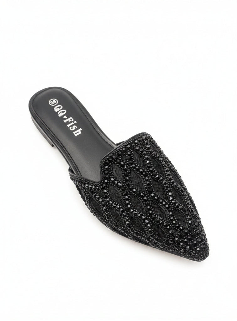 SIRA – Babouches Plates Élégantes pour Abaya