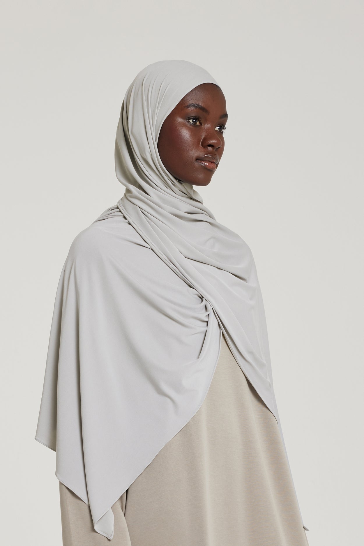 Breathable Jersey Scarf | Ash