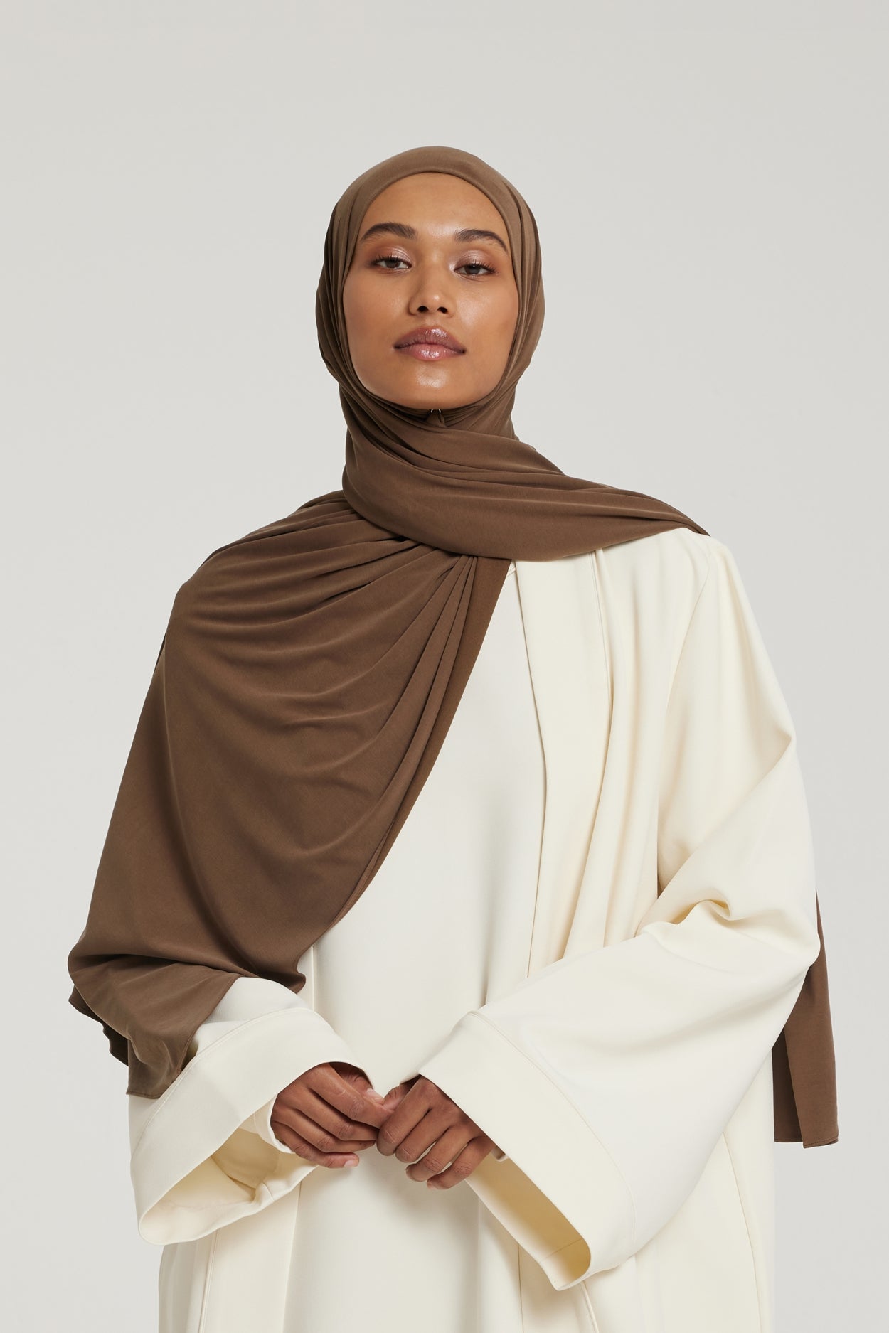Breathable Jersey Scarf | Chocolate