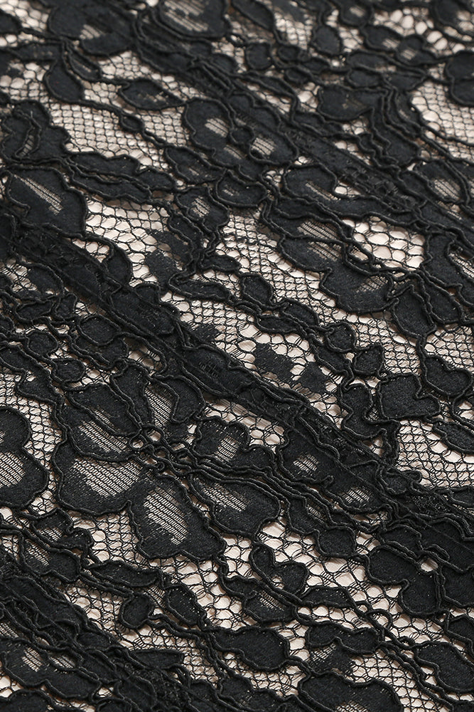 Slip Lace-detailing Midi Dress