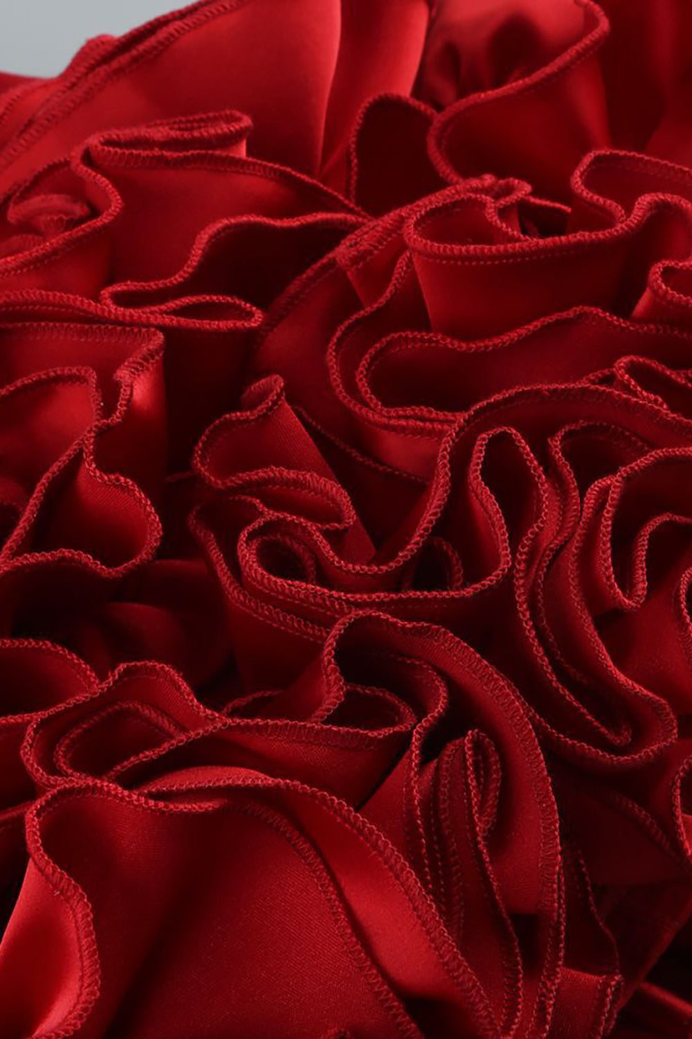 Strapless Corset Ruffled Floral Mini Dress