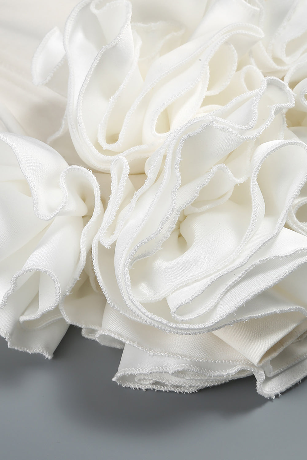 Strapless Corset Ruffled Floral Mini Dress