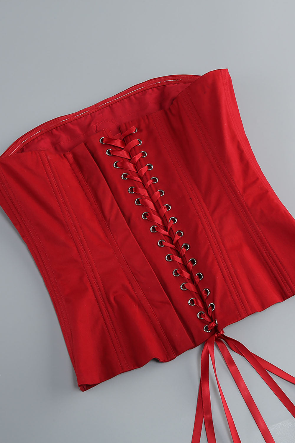 Strapless Corset Ruffled Floral Mini Dress