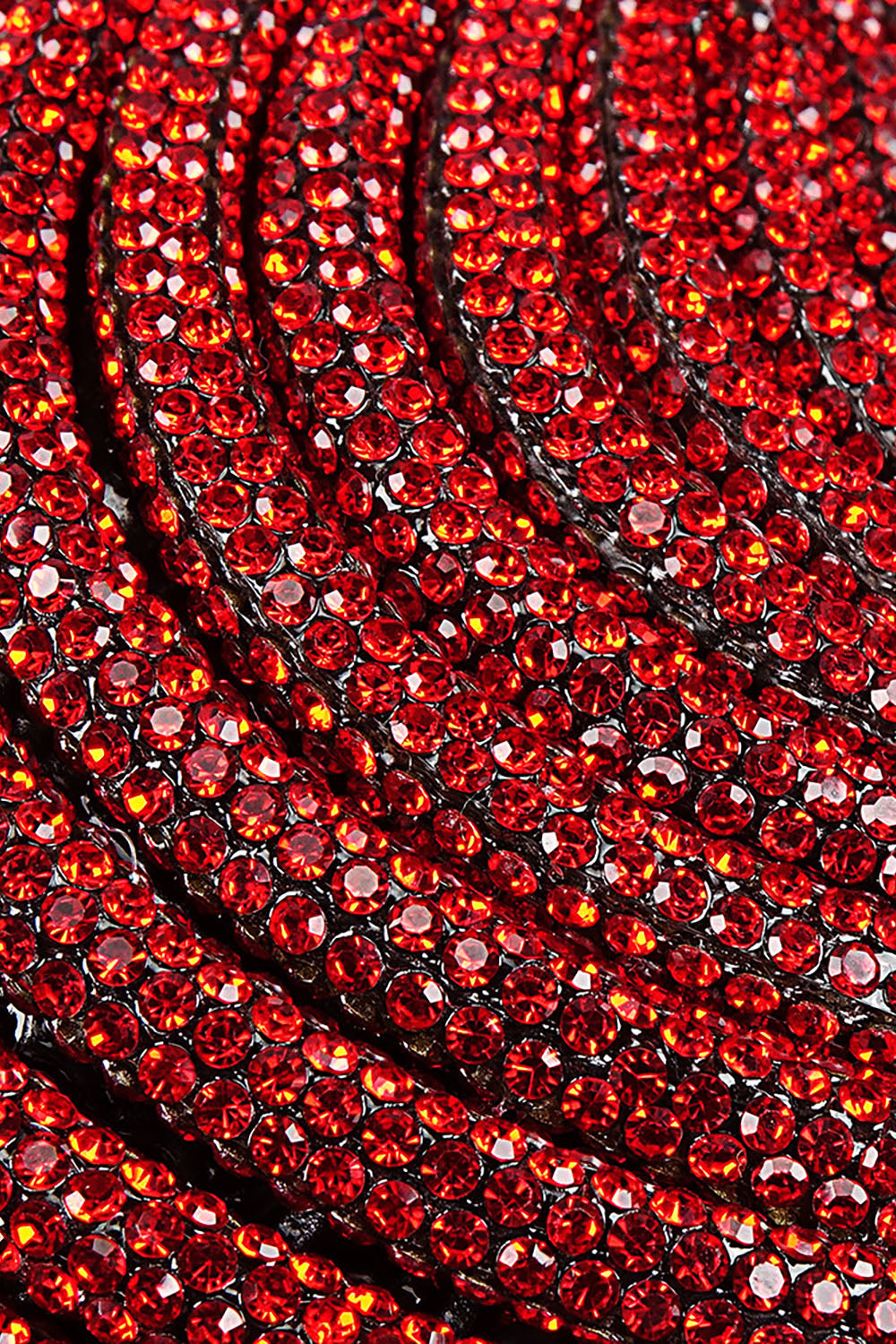 Strappy Crystal Heart Velvet Mini Dress