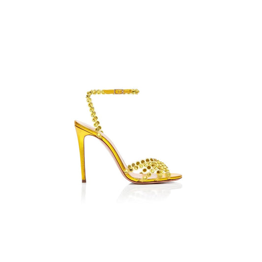 Zura Heel Strass Yellow