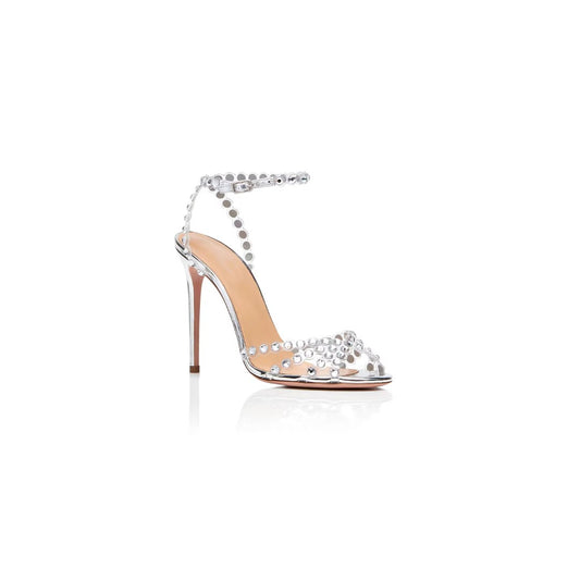 Zura Heel Strass Crystal