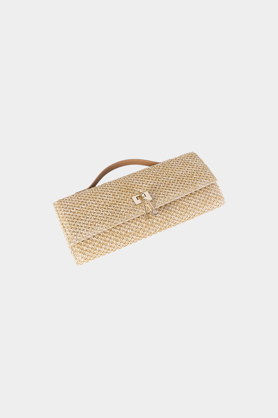 Straw Woven Textured Cross-Body Bag