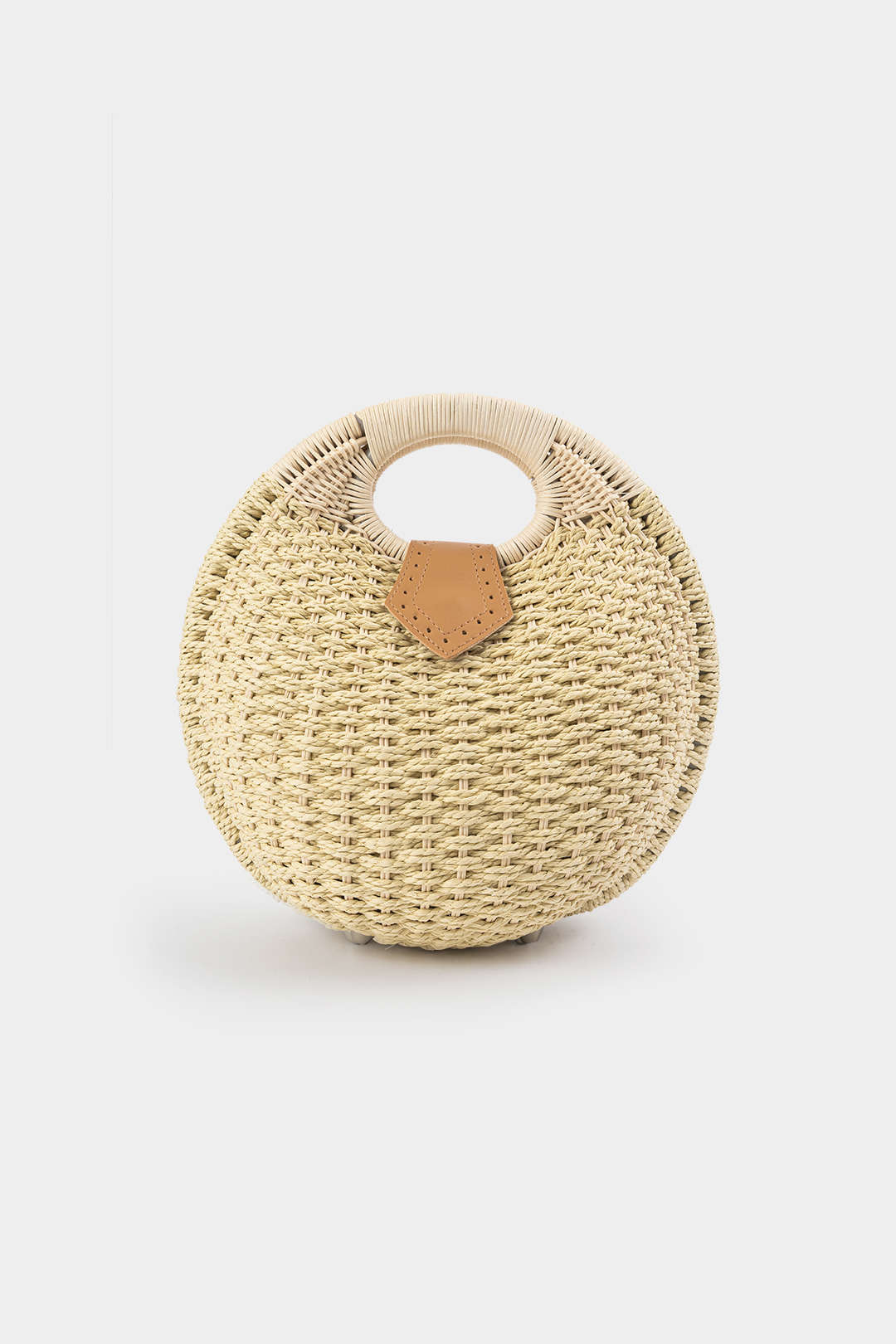 Woven Shell Tote Bag