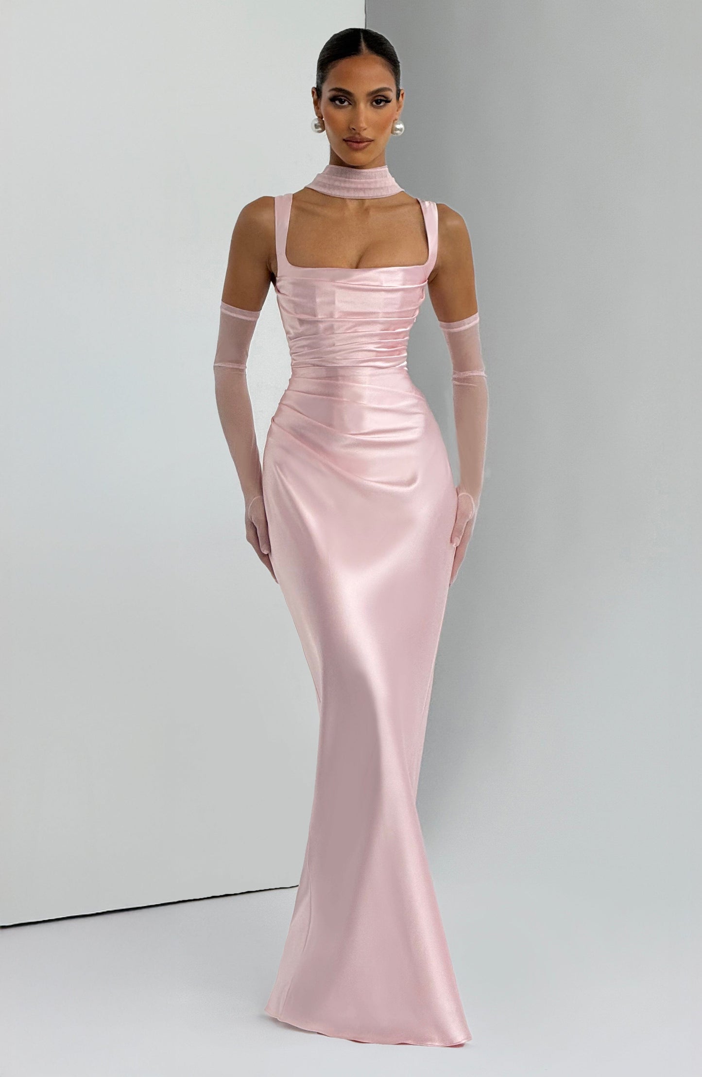 Calanthe Maxi Dress - Blush