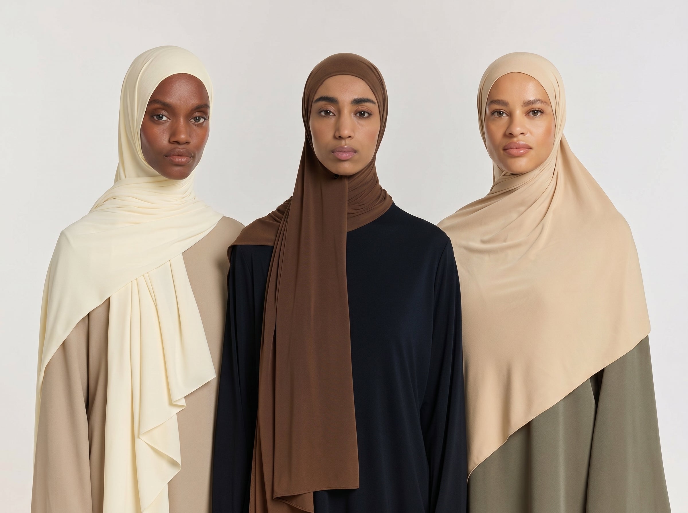 Hijab  Jersey Respirant Collection Latte