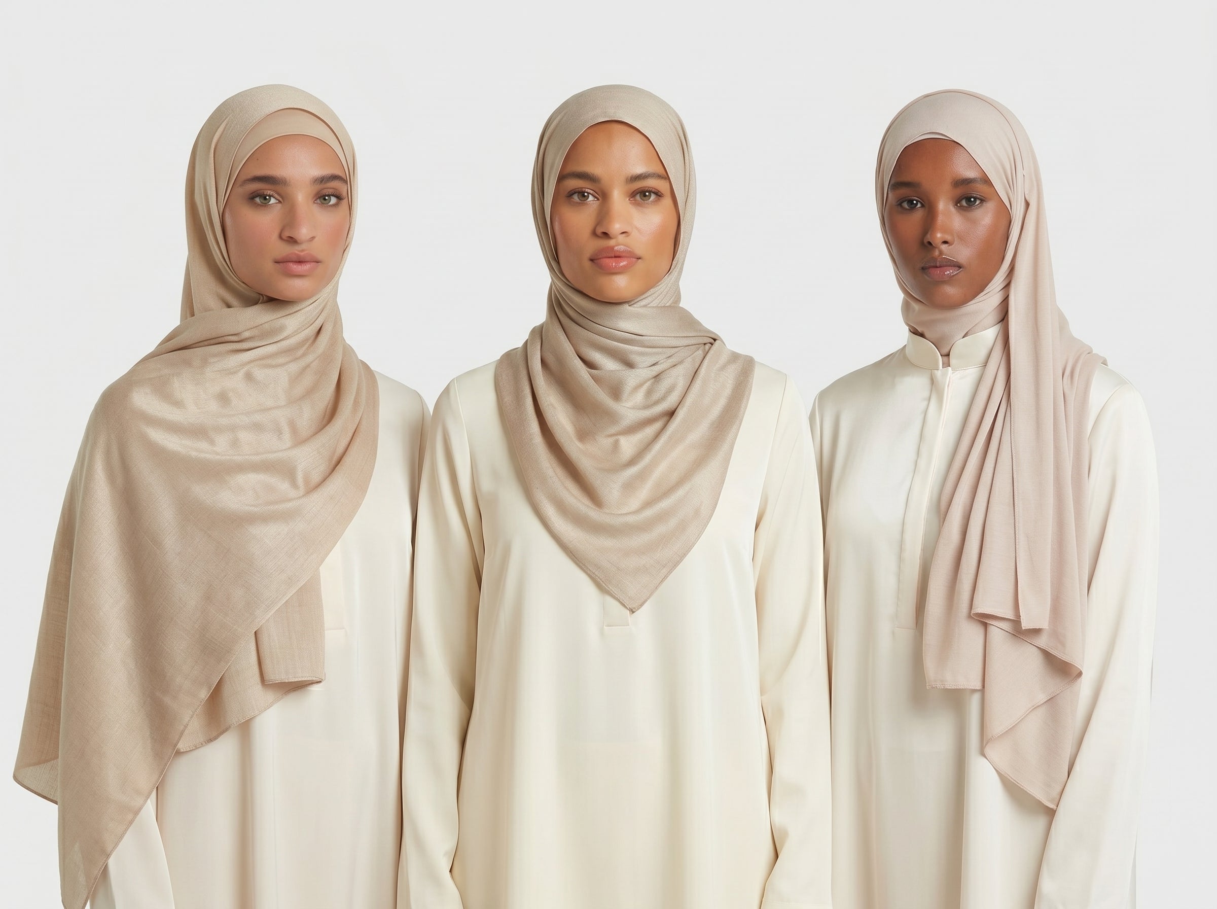 Hijab Tissé Ultra-Léger Collection Beurre Doux