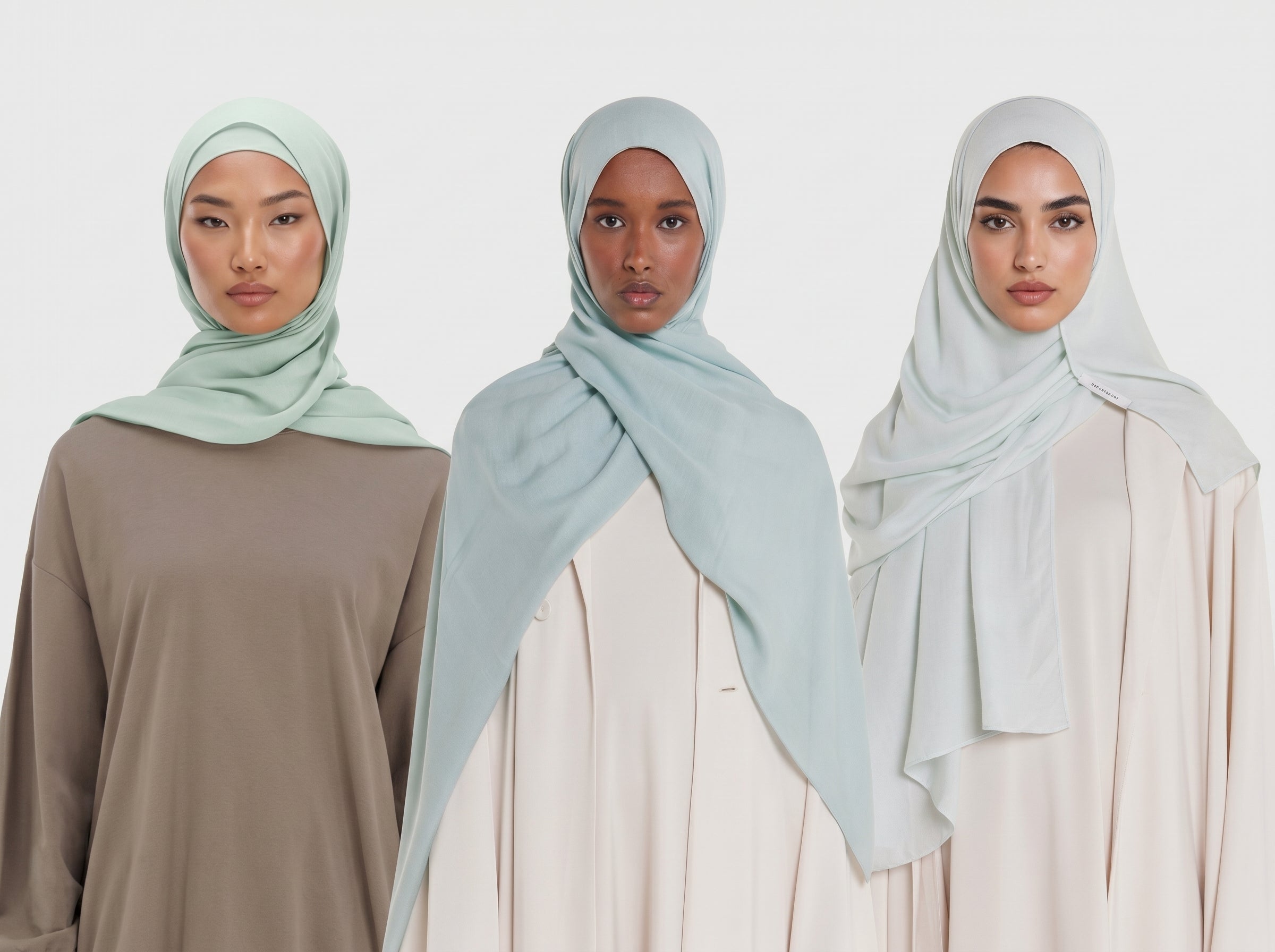 Hijab Tissé Ultra Léger – Collection Lagon