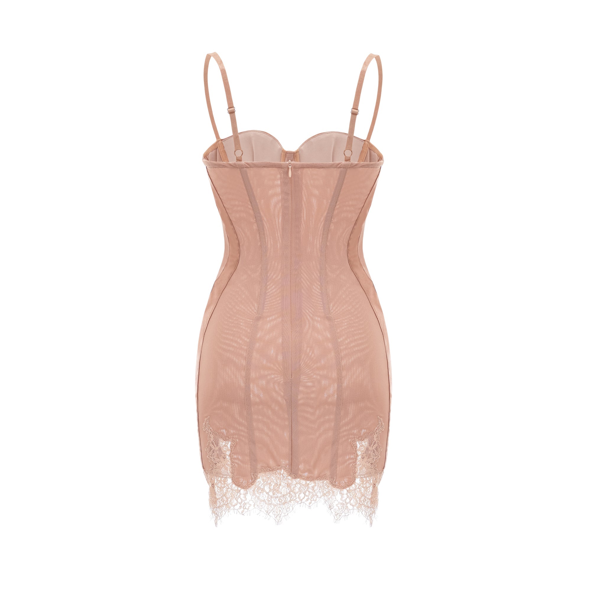 Coline bustier-style mini dress