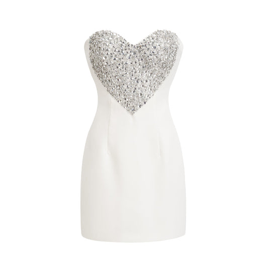 Cressida embellished off-shoulder mini dress