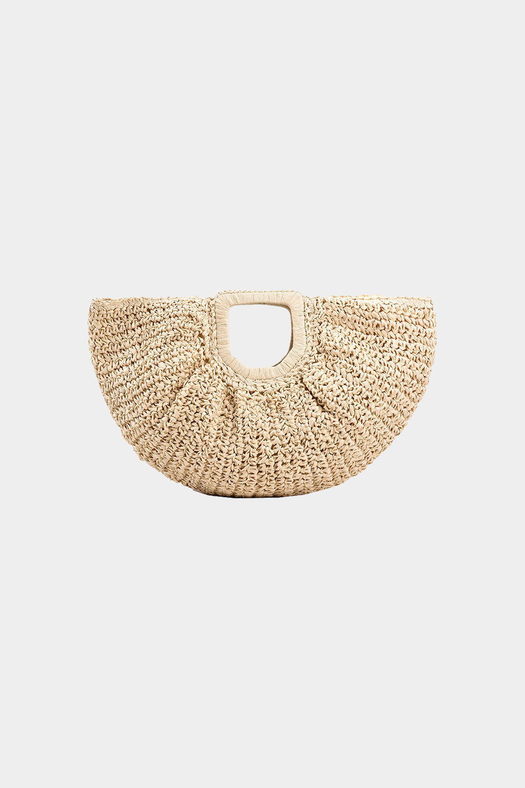 Woven Straw Handheld Clutch Bag