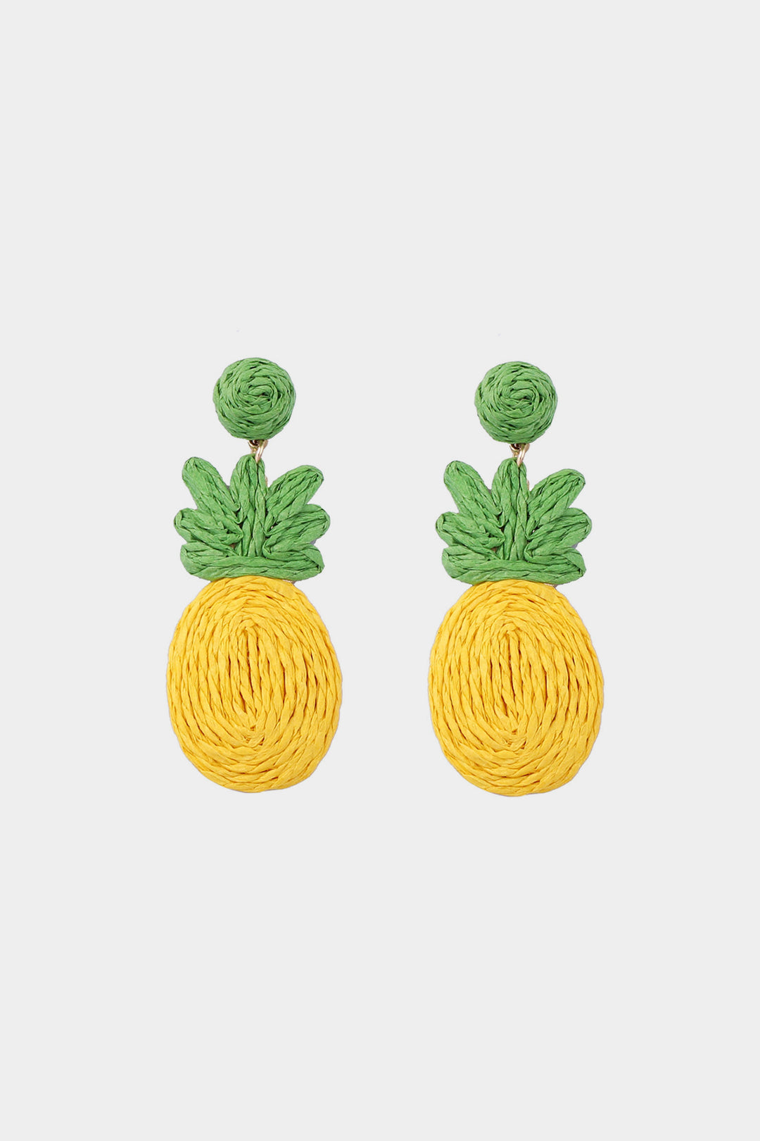 Woven Floral Fruit Earrings