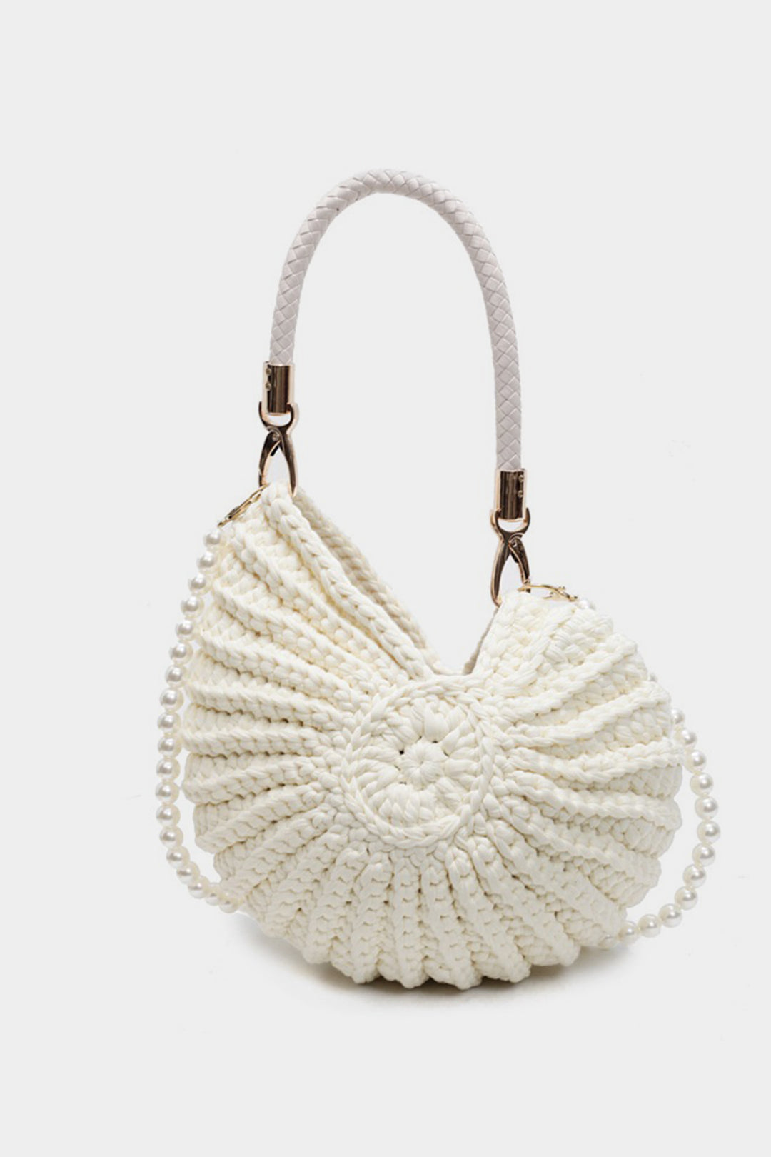 Woven Shell Cross-Body Bag