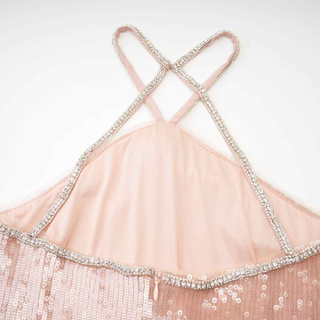 Éadaoin sequin floral mini dress