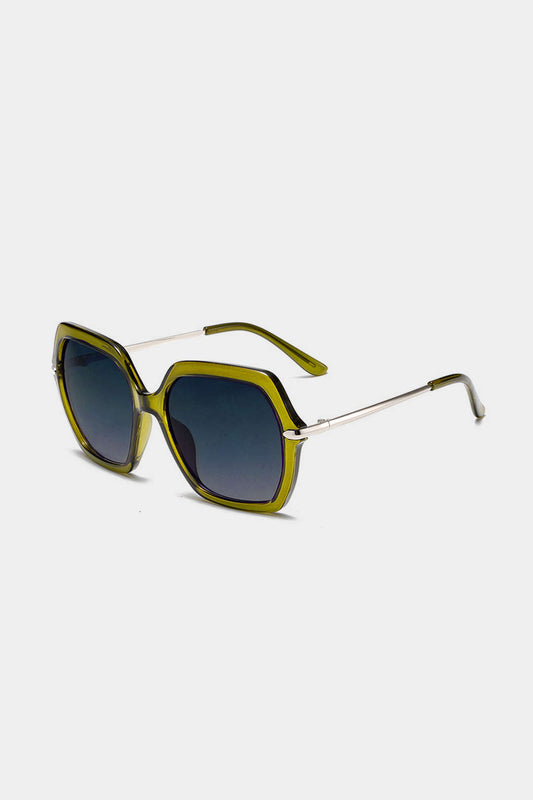 Polygonal Frame Sunglasses