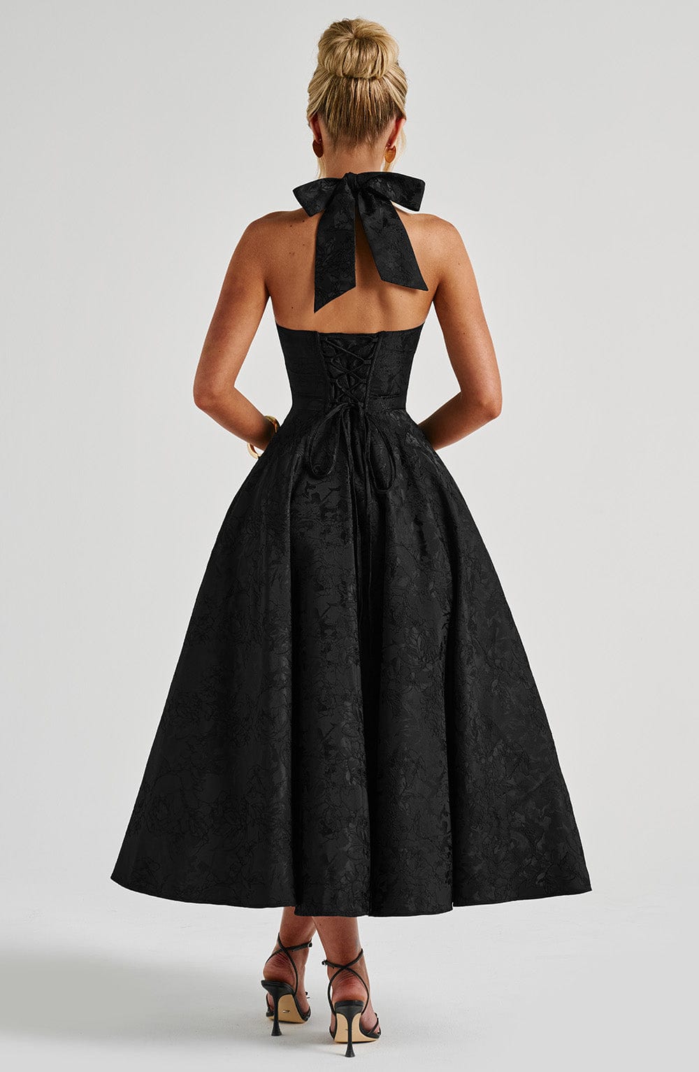 Vestido midi Effie - Negro