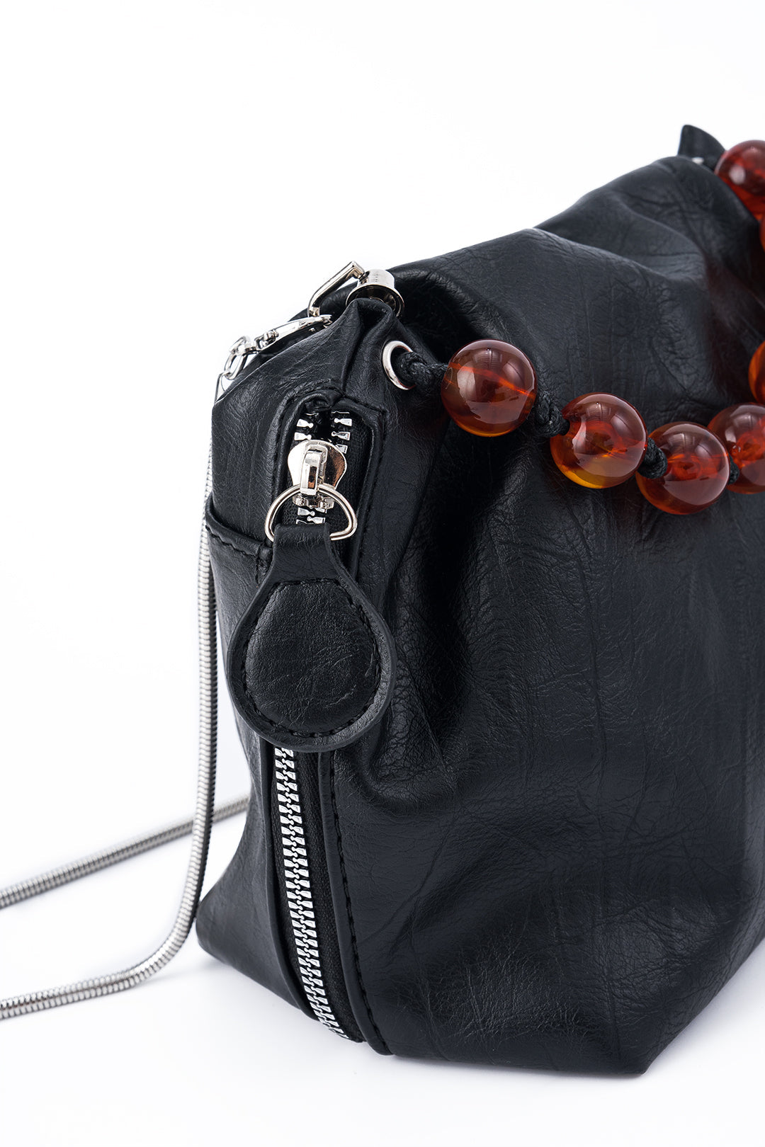 Handheld Crossbody Beaded Tote Bag