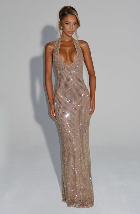 Starla Maxi Dress - Gold