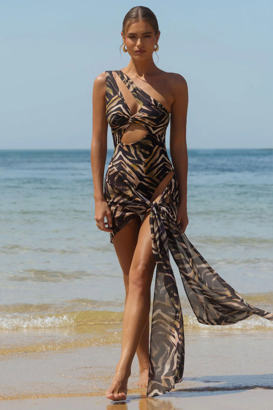 Zebra Chiffon Sarong